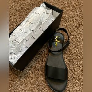 Black sandals
